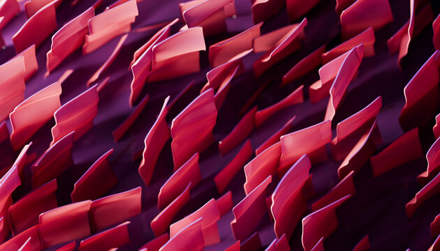 Abstract dynamic red texture with motion blur and chaos