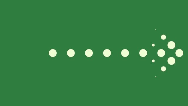 green screen dots circles animated chromakey composition scene movement design figure style expression gesture illustration frame