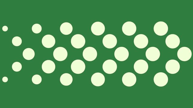 green screen dots circles animated chromakey cartoonish style design colorful elements composition motion expression gesture emotion depth
