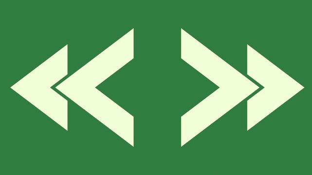 green arrows diamond logo two pointing up arrow icon symbol green screen animated chromakey gesture scene backgrounds colorful movement