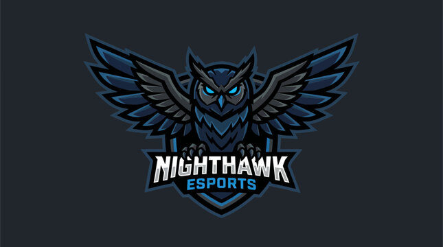 Nighthawk Esports Gaming Team Logo.