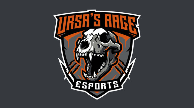 Ursas Rage Esports Gaming Logo.