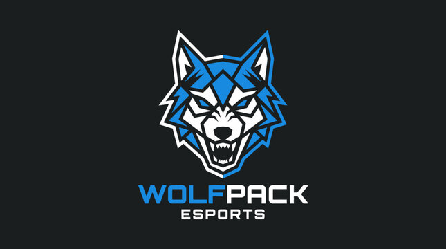 Wolfpack Esports Gaming Logo.