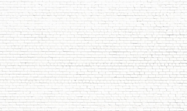 brick wall made of clinker stone painted white as background