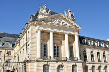 Fototapeta premium Single Pavilion Wing Detail at Palace of the Dukes of Burgundy, Dijon, France
