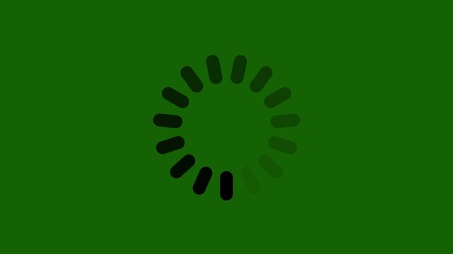 Looping animation of a spinning wheel sketch on a transparent background 4k video animation.