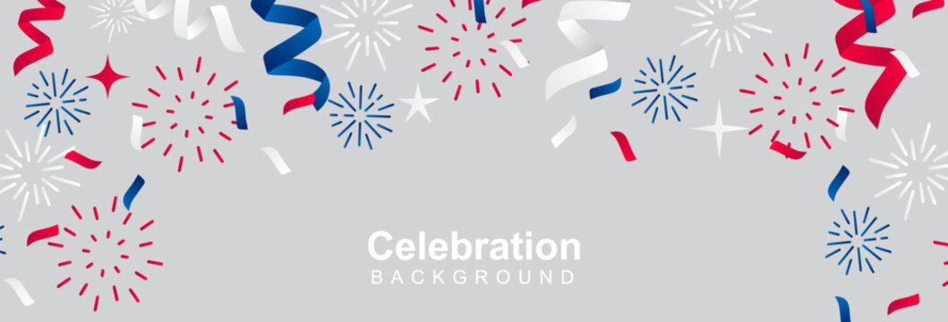 Happy Fourth of July Independence day USA Background,  250th anniversary banner, America 250 years Independence or , veterans, labor, memorial and other events, Vector illustration.