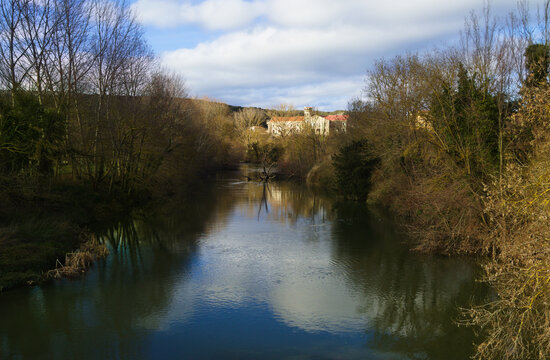 
Landscapes around Nanclares de la Oca, large village in the province of Alava, Basque Country, Spain
