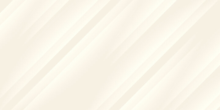 Cream beige diagonal line background. Oblique gradient stripe texture. Modern smooth wallpaper template for banner, presentation, flyer, poster, brochure, magazine. Vector sleek lines tech backdrop