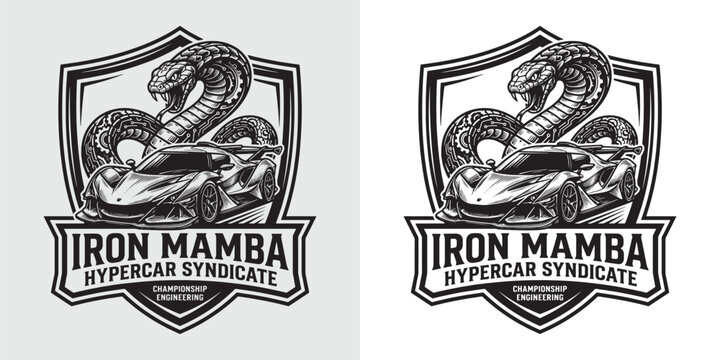 Iron Mamba Hypercar Syndicate Snake Racing Badge