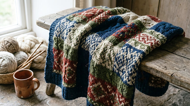 Hand-Knit Textile Imperfection