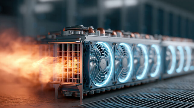 Server rack data center electricity demand cooling fan heat server technology infrastructure power energy airflow industrial machine equipment