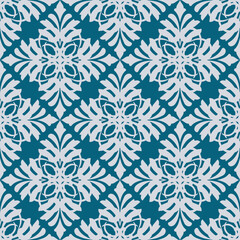 Fototapeta premium Abstract Seamless Luxury Pattern Damask Stock Vector Liquid Vector Graphic For Fabric Print Luxury Concept