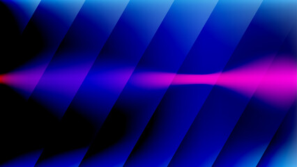 Obraz premium An abstract blue and purple background features futuristic bright light waves and curved vector lines creating a dynamic techno energy texture for modern wallpaper design