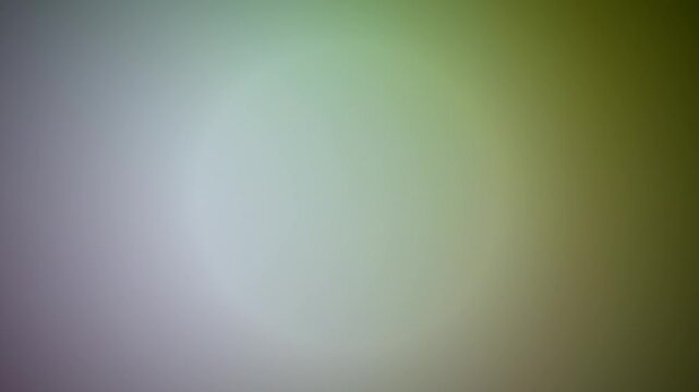 Abstract soft sage green and pale violet blurred radial gradient background template in horizontal orientation