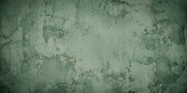 A weathered and textured green wall surface, displaying a rustic and aged patina with subtle color variations and imperfections, creating a vintage and distressed backdrop.