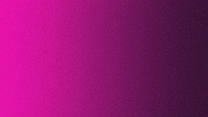 Abstract grainy gradient background with vibrant magenta and dark violet colors. Smooth rich purple transition with digital noise texture for synthwave, techno, and luxury design.
