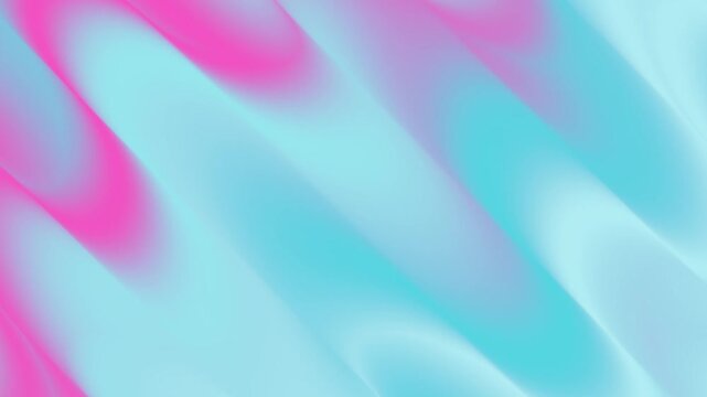 abstract pastel liquid fluid gradient background with soft moving wavy diagonal lines of light blue pink and white gentle colors loopable animation video