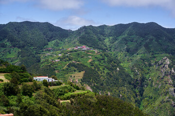 Fototapeta premium Las Carboneras village Anaga mountains