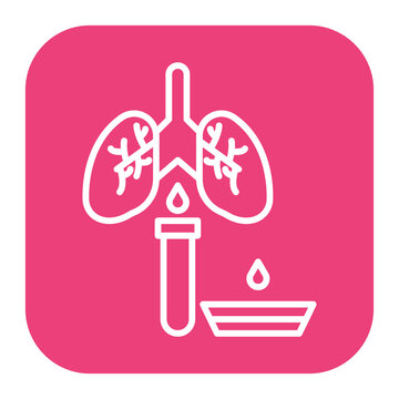 Sputum Test Icon