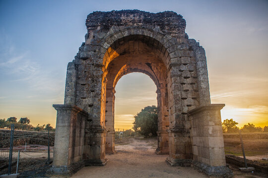 Roman city of Caparra, Extremadura, Spain