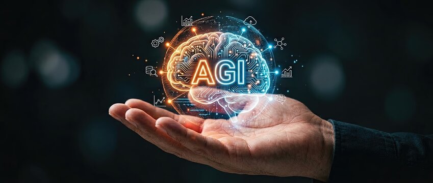 Exploring the future of artificial general intelligence (agi) in technology development global innovations digital artwork virtual environment innovative perspective