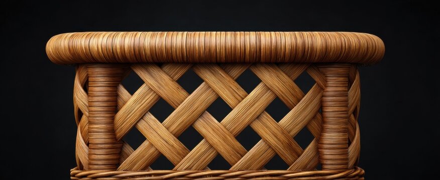 Serat bambu berkilau seperti pelukan hangat sempurna untuk desain interior tropis.