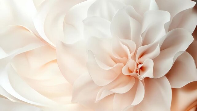 Several frames of flowers with soft petals and delicate shapes. The camera focuses on the beauty of the blooms and their colors in natural light