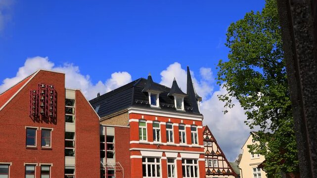 the german city of eckernfoerde 4k video