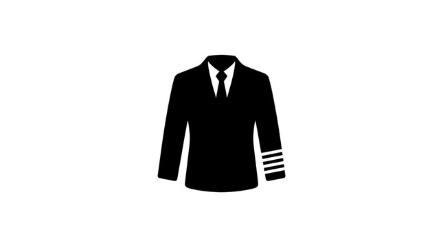 Iconic Pilot Uniform Jacket Symbolizing Aviation Professionalism and Authority.