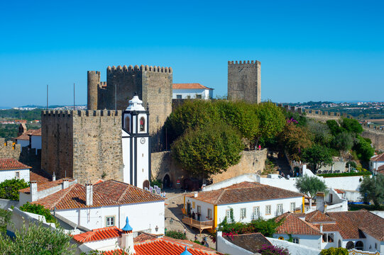 Obidos castle travel medieval Portugal