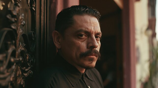 Return To Office Anxiety Mexican Man Drained Transition