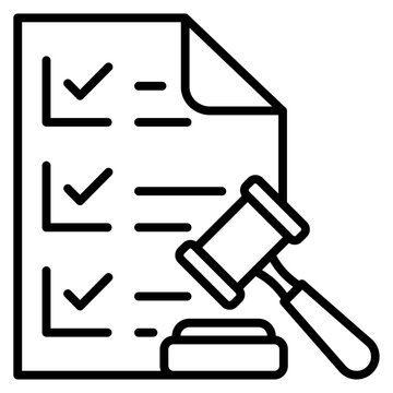 Legal Compliance Icon