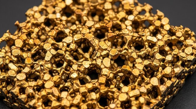 Gold oxide passivated sintered titanium transport layer surface