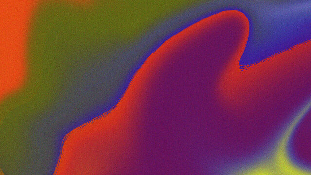 Grainy colorful abstract gradient background