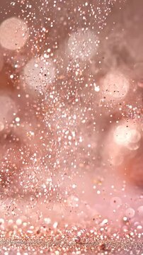 A Stunning Display of Shimmering Particles in a Dreamy Background, Capturing the Essence of Elegance and Beauty Through a Soft, Twinkling Aesthetic