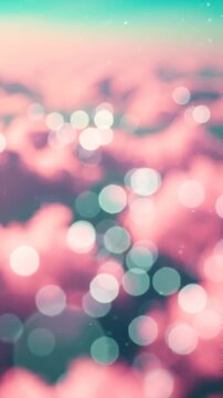 A Serene Journey Through Dreamy Clouds: Captivating Soft Focus and Ethereal Hues Create a Tranquil Atmosphere Perfect for Meditation and Daydreaming.