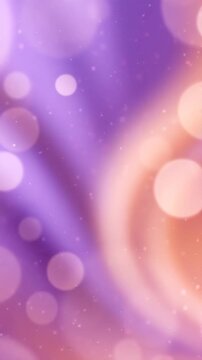 A Captivating Blend of Soft Purple and Orange Hues with Dreamy Bokeh Effects Creating a Serene and Mystical Atmosphere