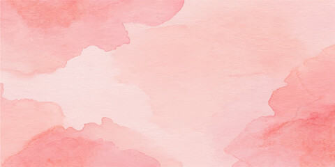 Obraz premium Abstract pink watercolor texture background with soft pastel gradient blending, artistic fluid design for modern art, creative projects, and decoration