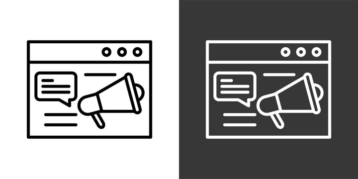 Contextual Black And White Icon Set Collection Pack Vector Illustration