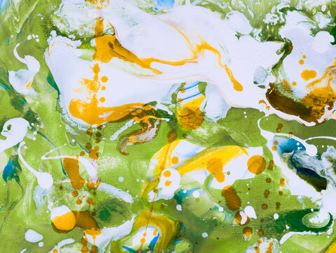 Creative colorful  abstract hand painted background