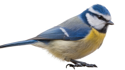 Blue tit bird with yellow and blue feathers © Sarah