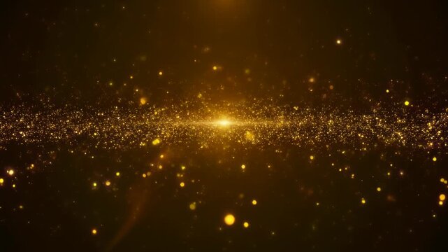 光粒子がきらめく幻想的な抽象背景アニメーション