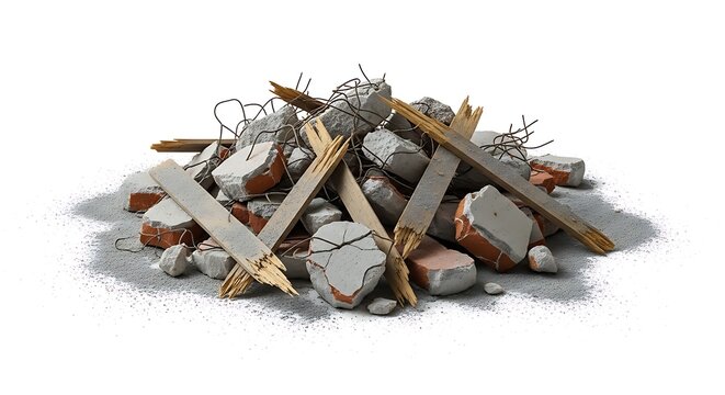 Pile of assorted discarded metal scraps.