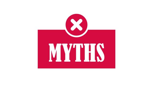 Myths concept, video, vector design, icon.