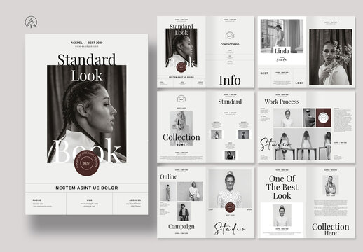 Standard Look Magazine Template