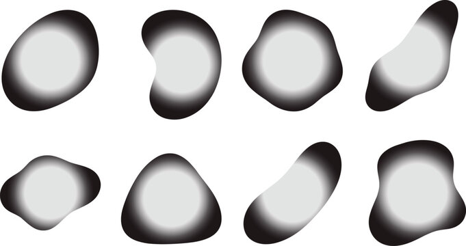 Abstract Gradient Blob Shapes Collection Vector Set with Modern Organic Design ElementsAbstract Gradient Blob Shapes Collection Vector Set with Modern Organic Design Elements