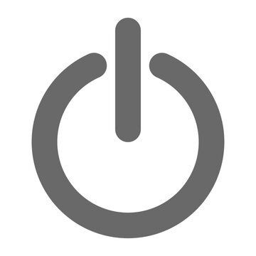 vector power switch icon
