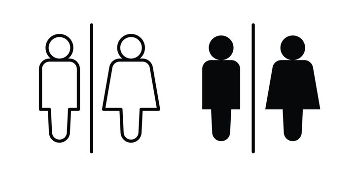 Toilet sign