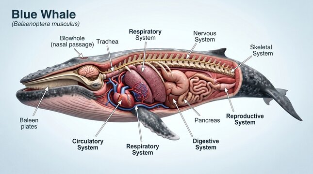 Blue Whale illustration